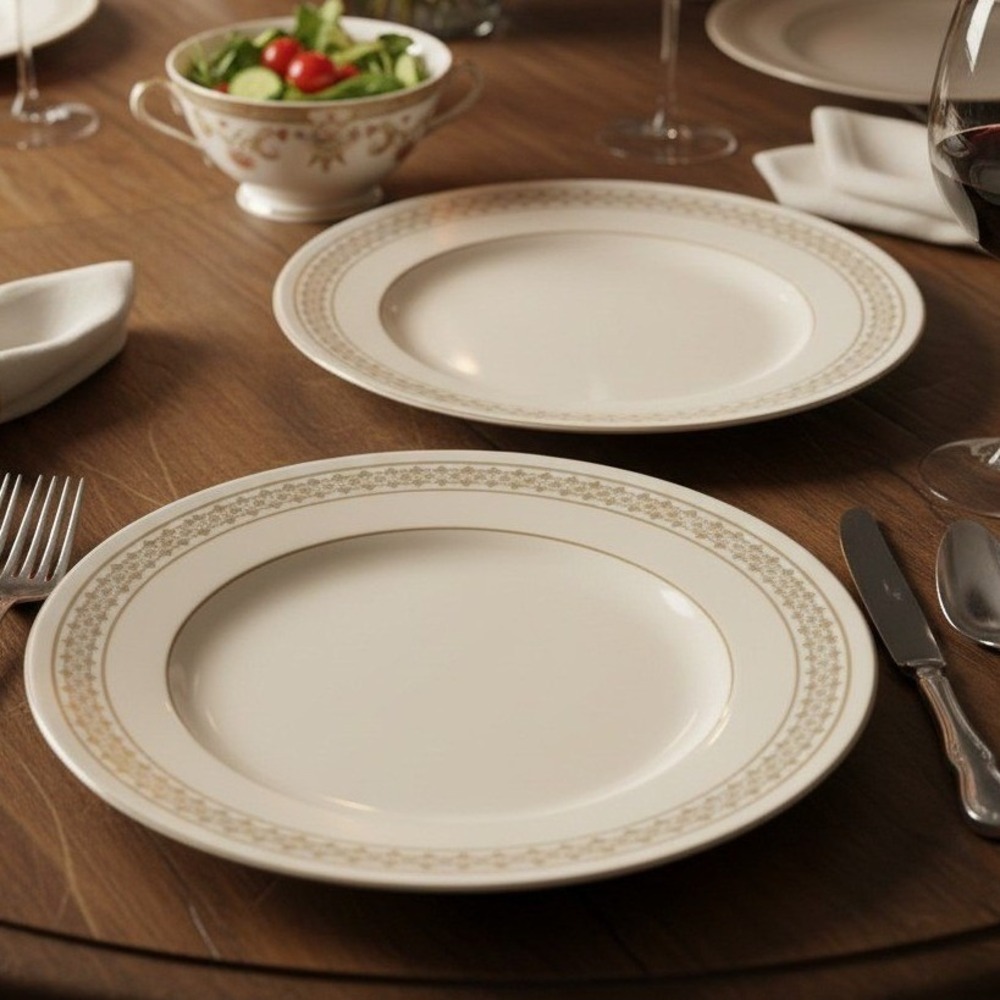 Homer Laughlin Georgian Eggshell G3332 Salad Plates Set of 2